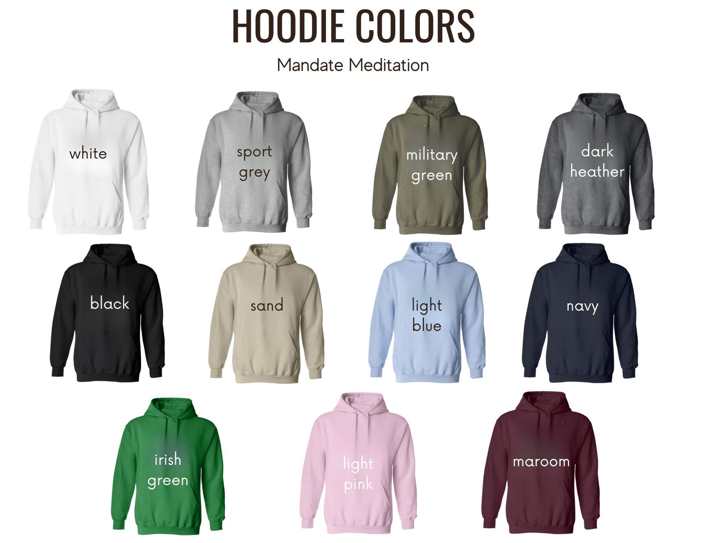 Mandate Meditation Logo Hoodie