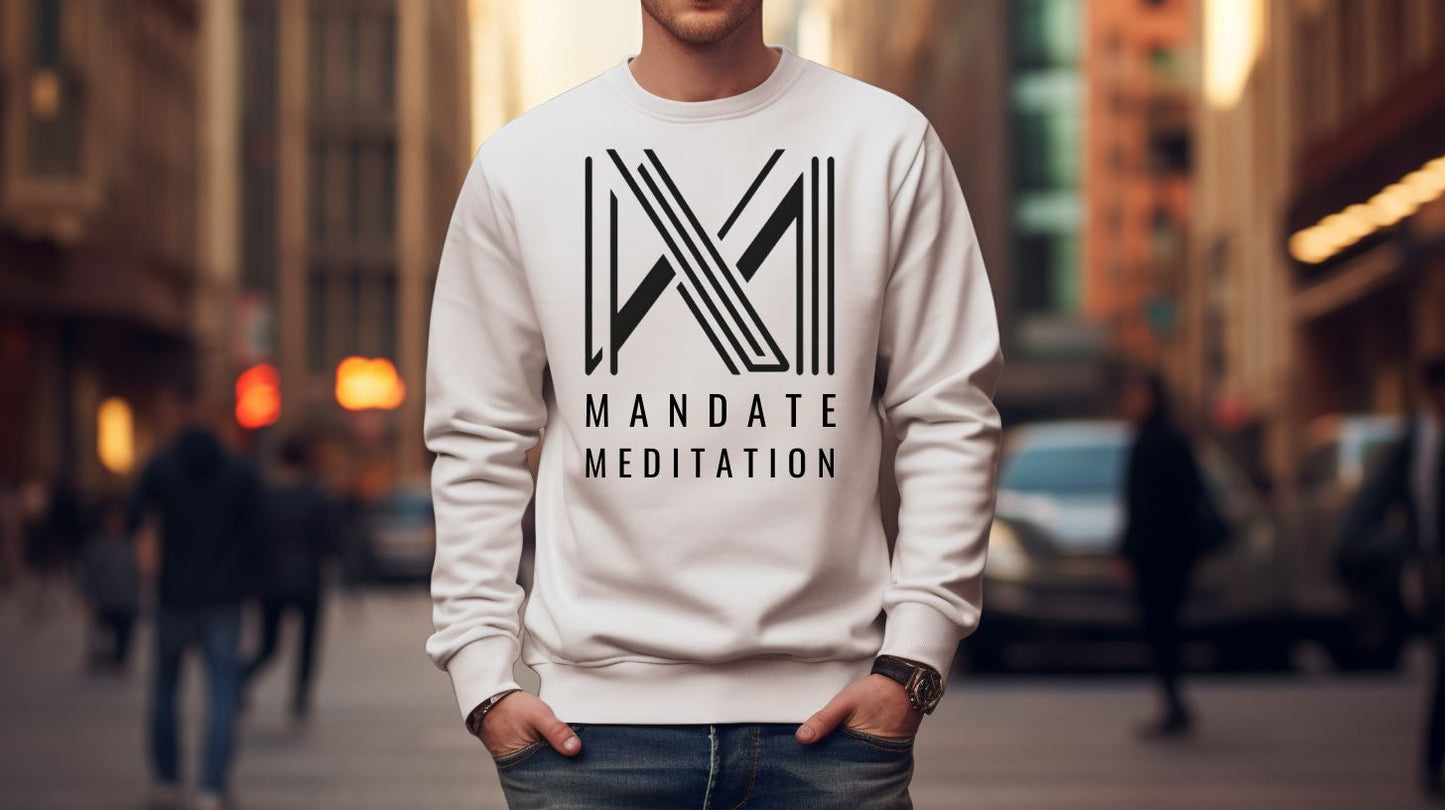 Mandate Meditation Logo Crewneck