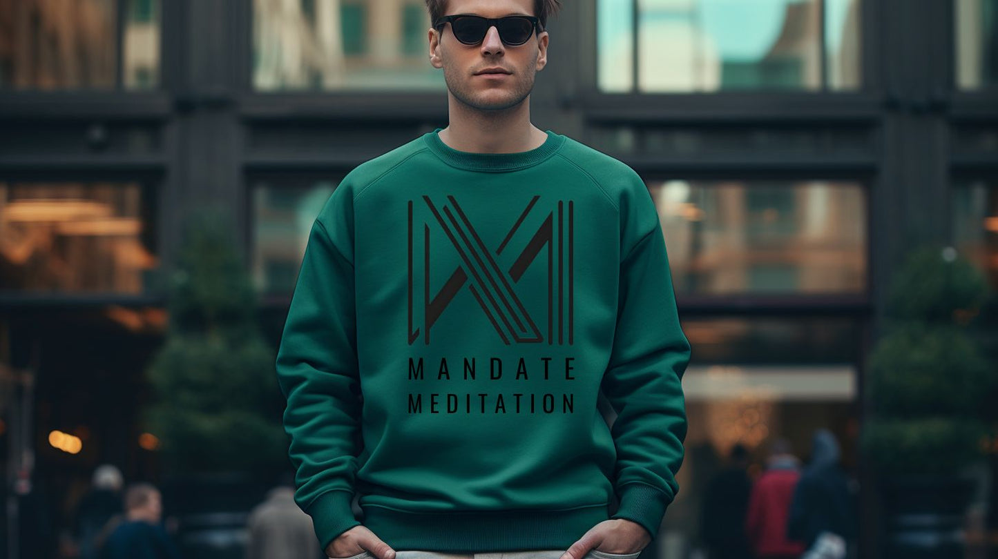 Mandate Meditation Logo Crewneck