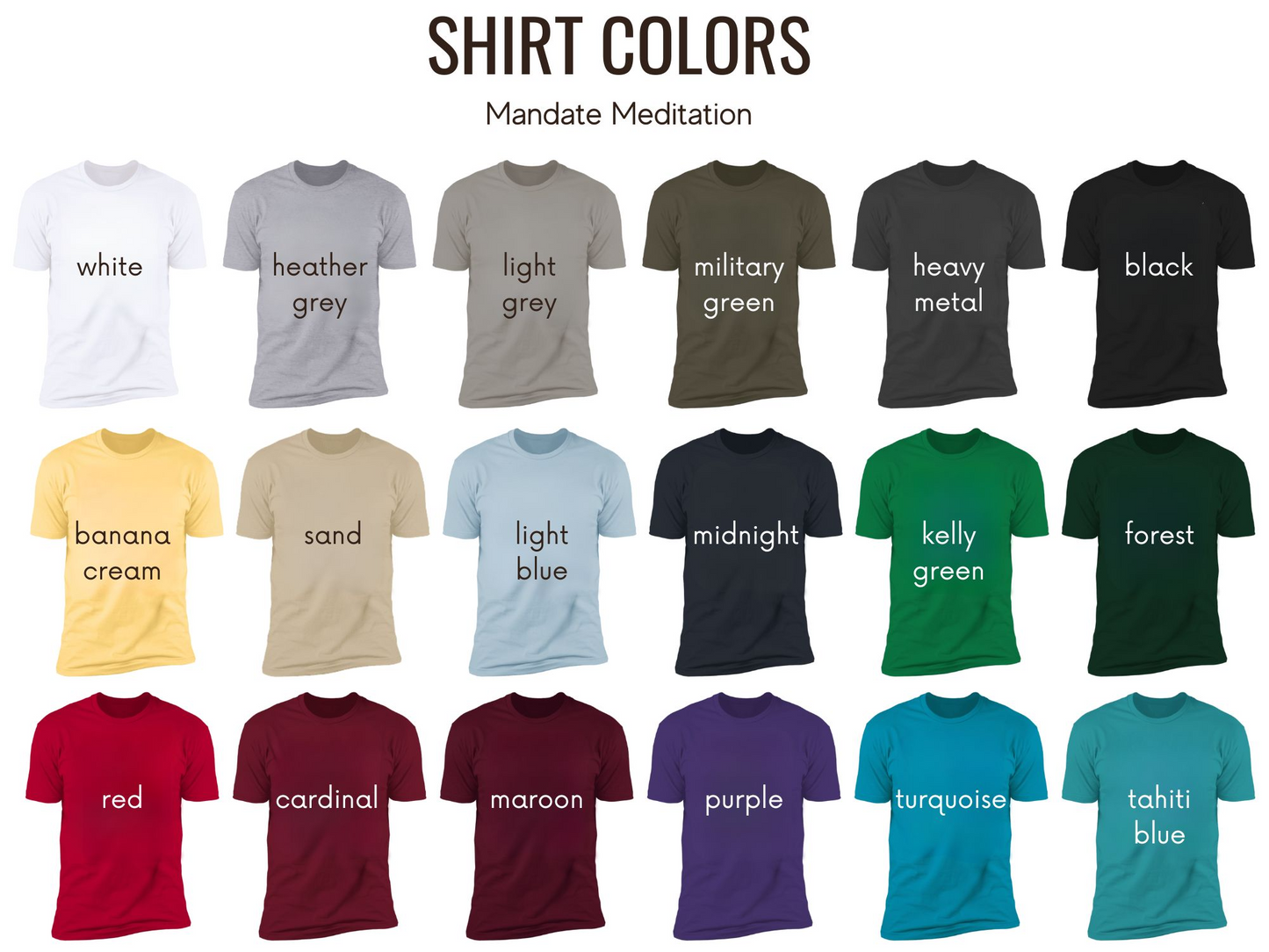 Mandate Meditation University Graphic T-Shirt