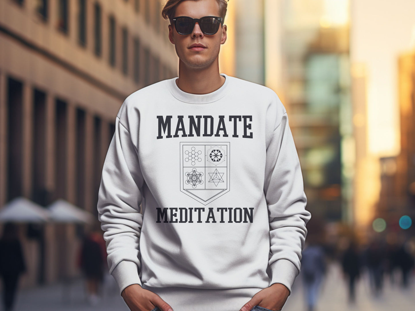 Mandate Meditation University Crewneck