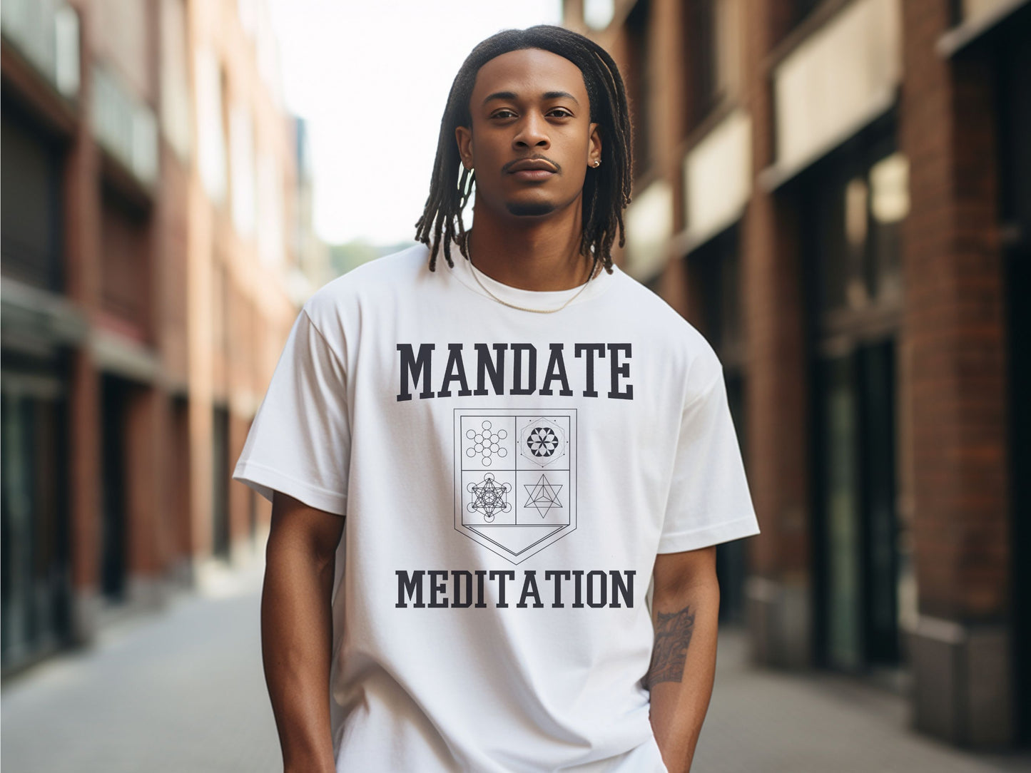 Mandate Meditation University Graphic T-Shirt