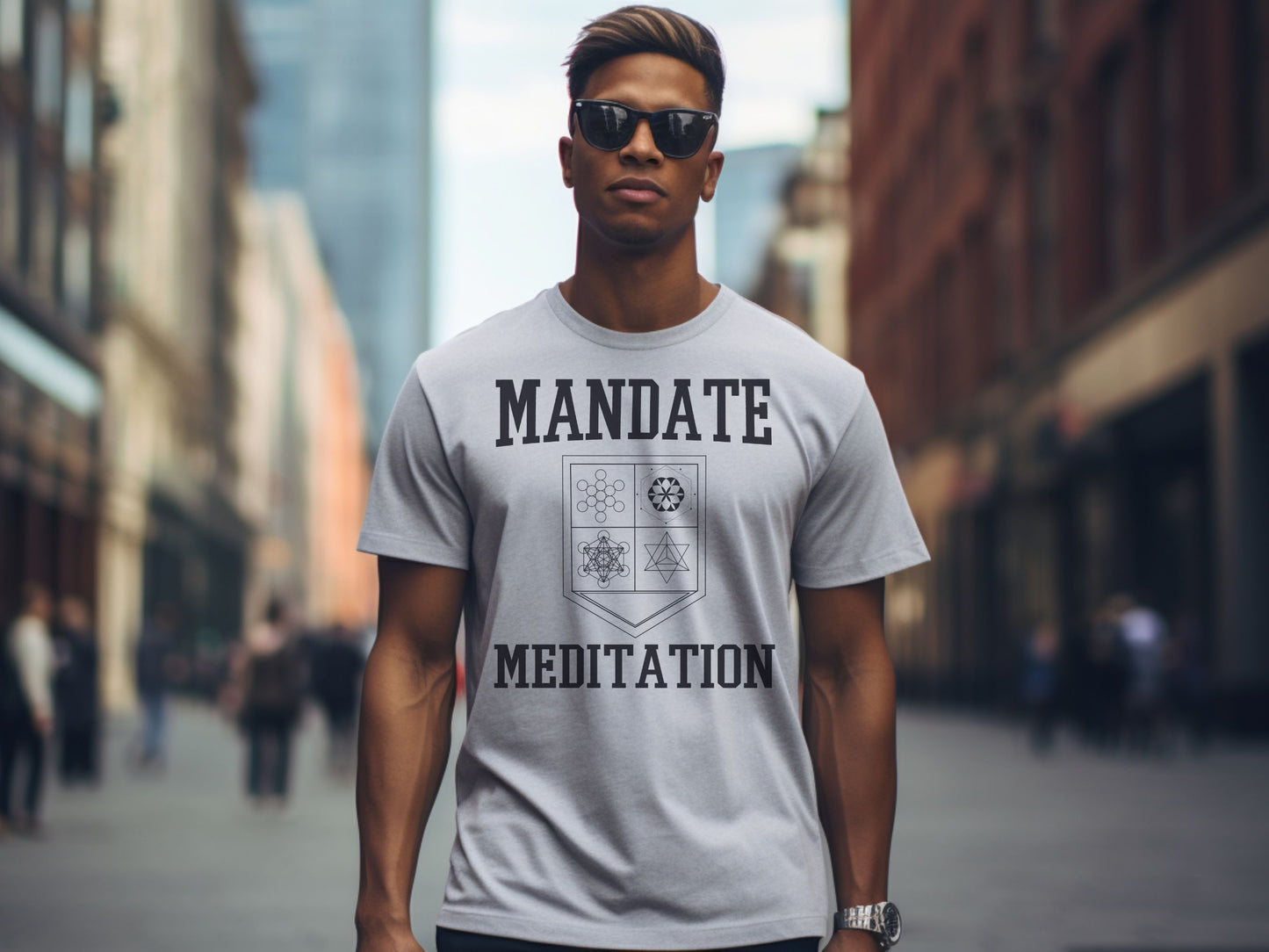 Mandate Meditation University Graphic T-Shirt